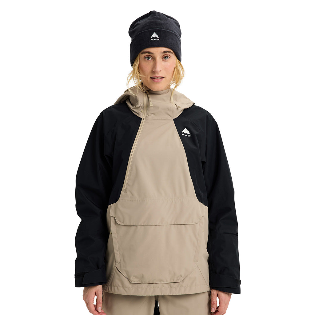 Wms Reserve 2L Relaxed Anorak - Summit Taupe/True Black