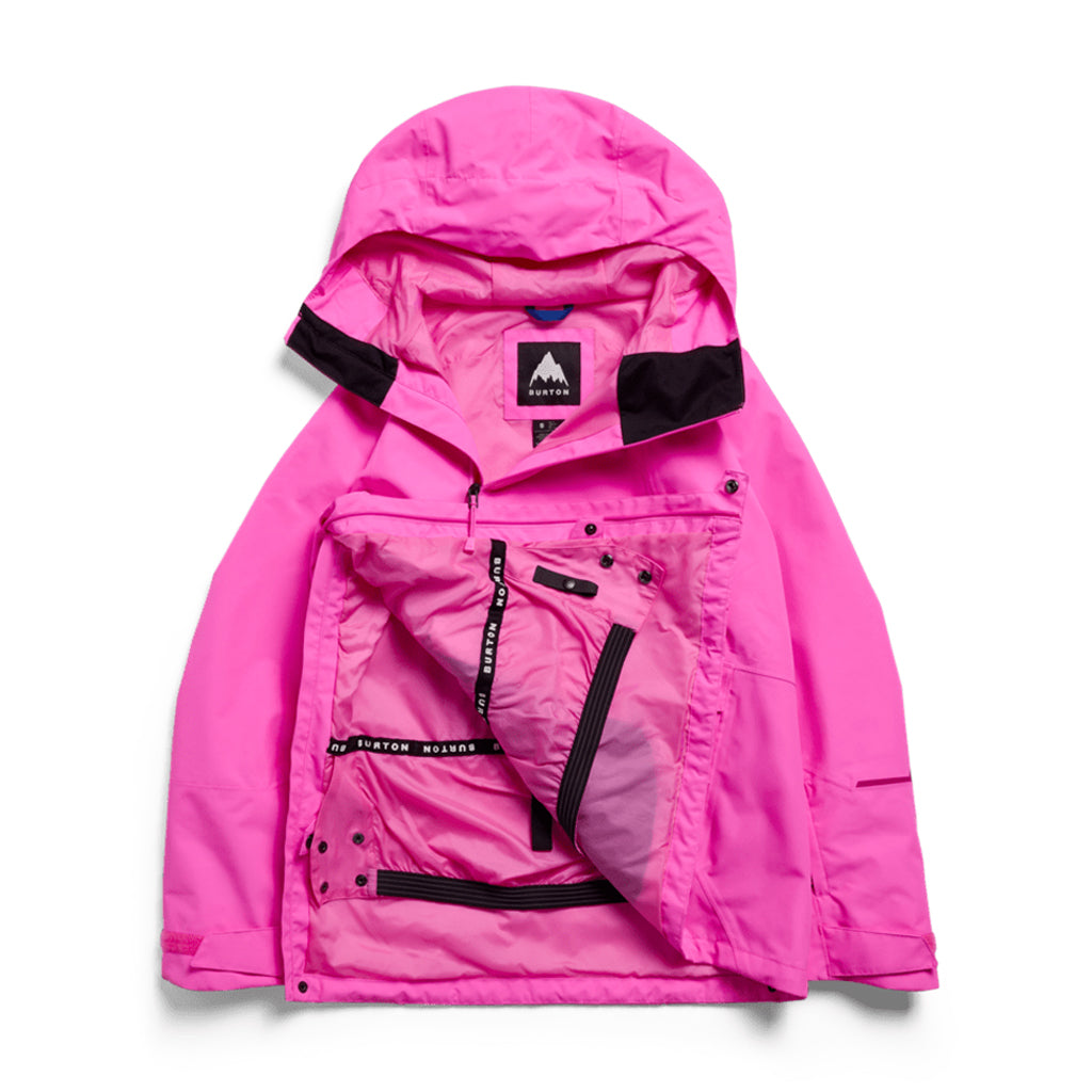 Wms Reserve 2L Relaxed Anorak - Shockwave Pink