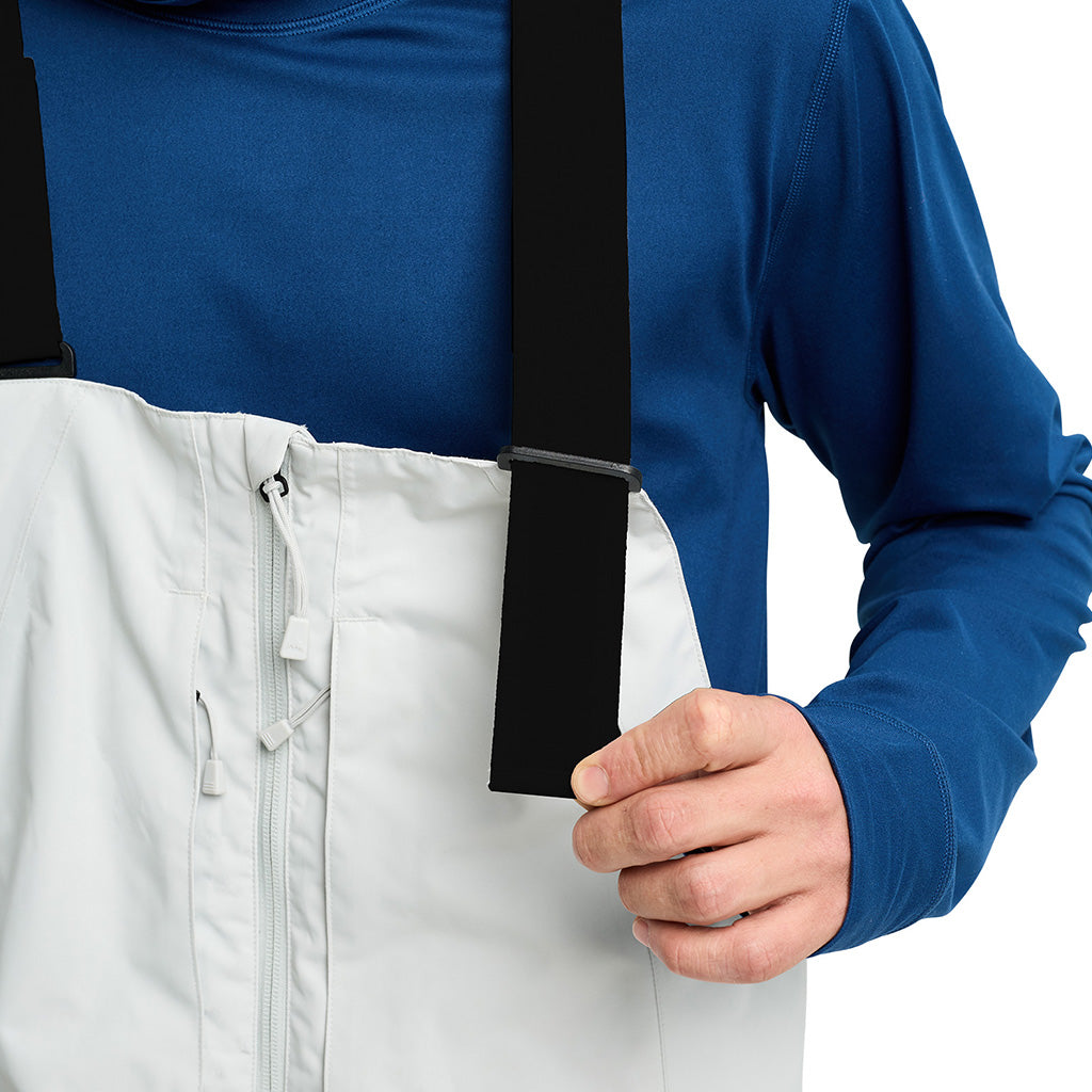 Reserve 2L Relaxed Bib Pants - Gray Cloud