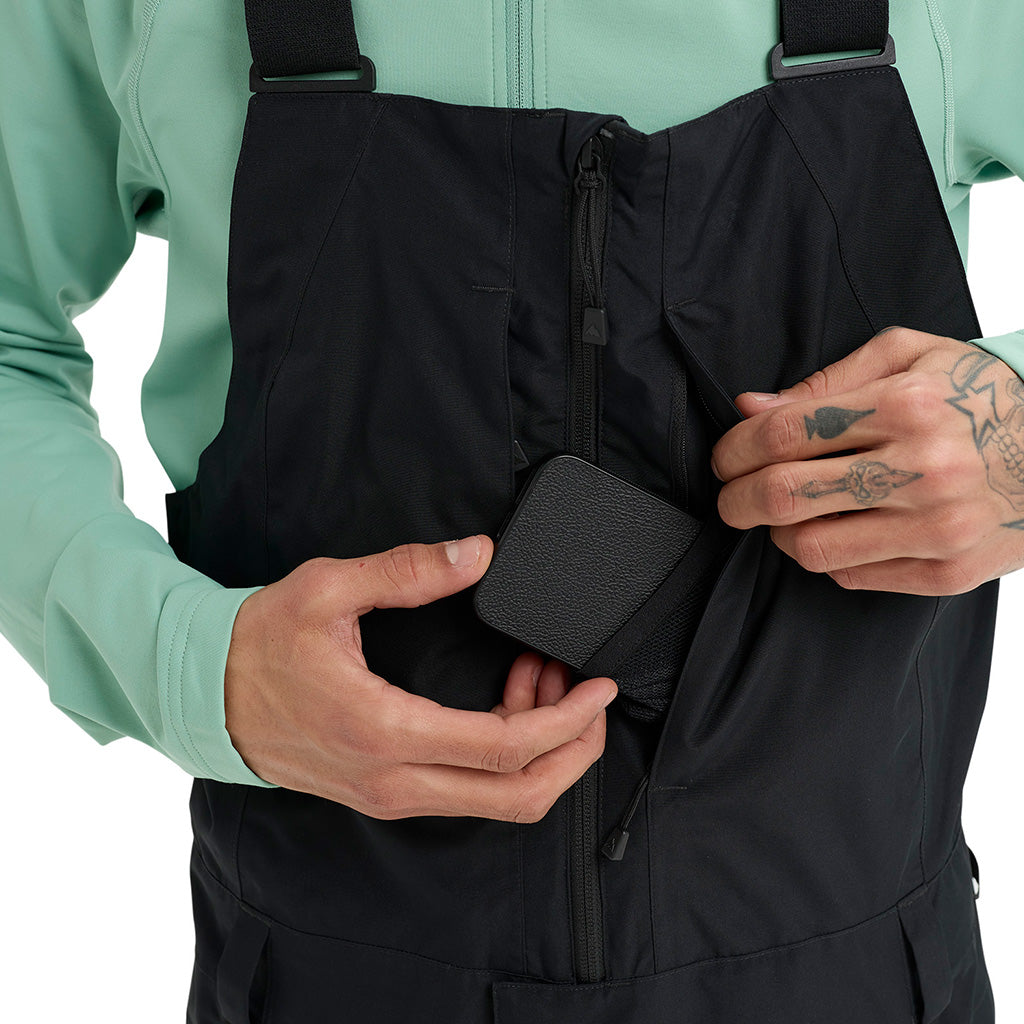 Reserve 2L Relaxed Bib Pants - True Black