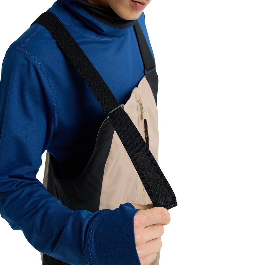 Reserve 2L Relaxed Bib Pants - Summit Taupe/True Black