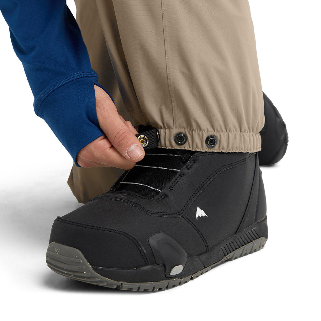 Reserve 2L Relaxed Bib Pants - Summit Taupe/True Black