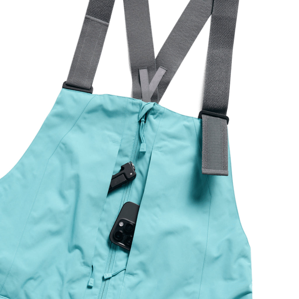 Reserve 2L Relaxed Bib Pants - Mineral Blue