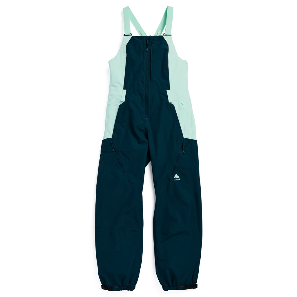 Wms Reserve 2L Bib Pants - Atlantic Teal/Spring Frost