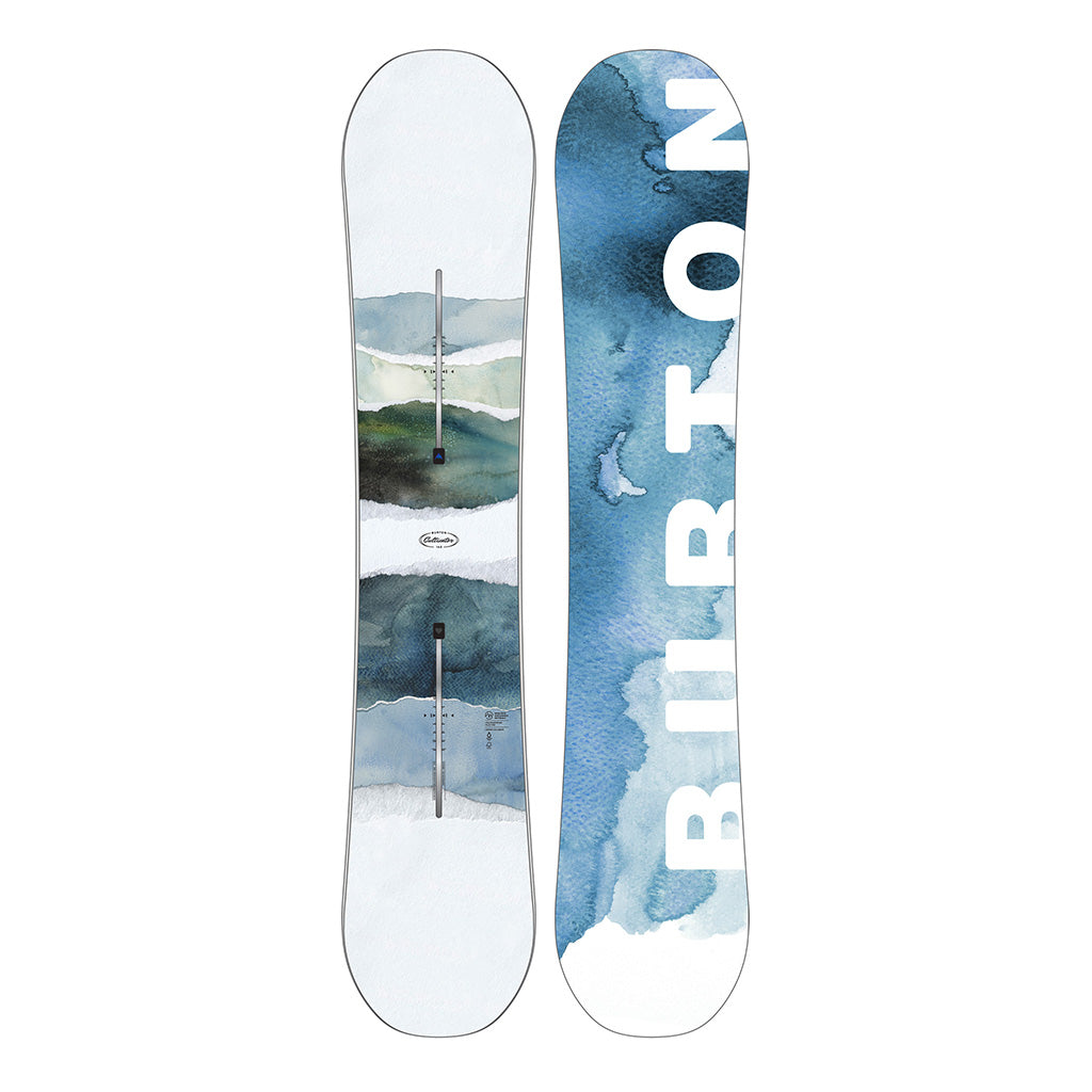 Cultivator Flat Top Snowboard - Watercolor
