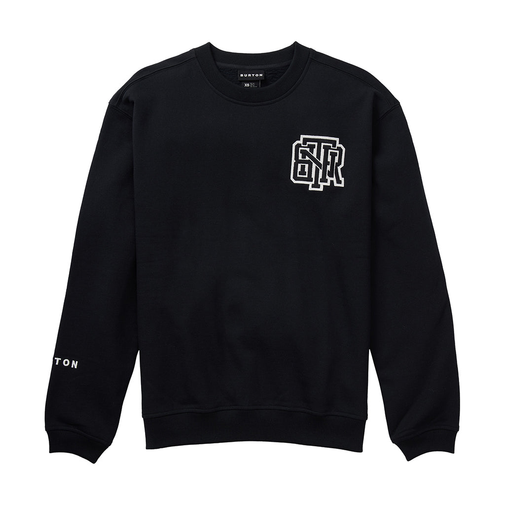 Collegiate Crew Sweatshirt - True Black