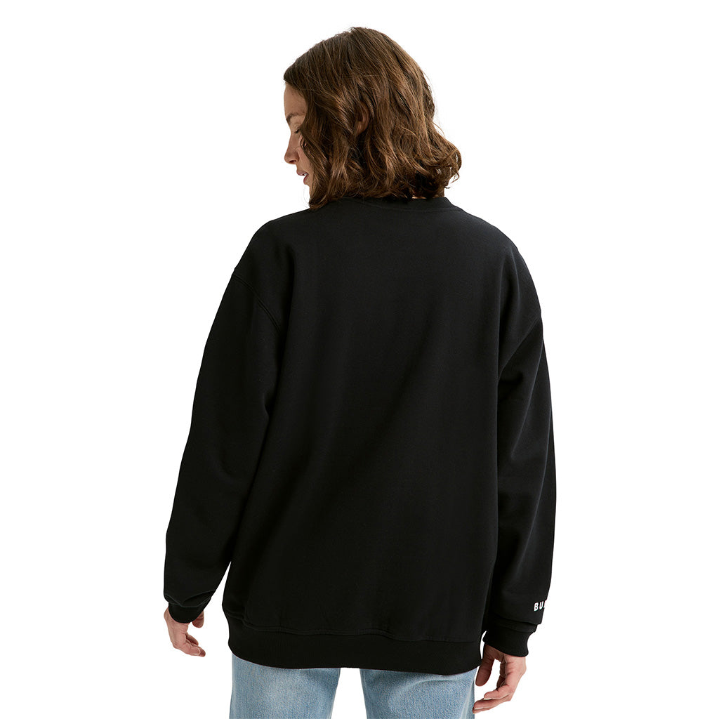 Collegiate Crew Sweatshirt - True Black