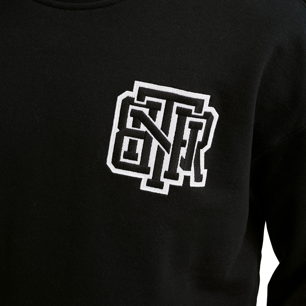 Collegiate Crew Sweatshirt - True Black