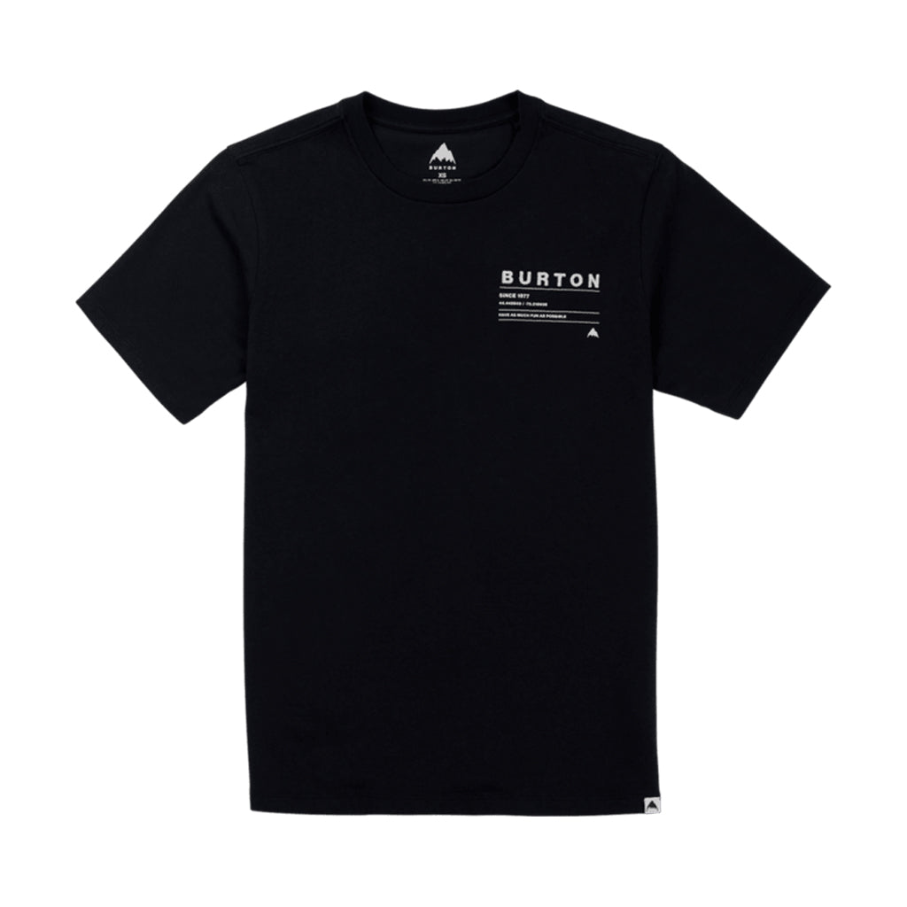 Moretown Short Sleeve T-Shirt - True Black