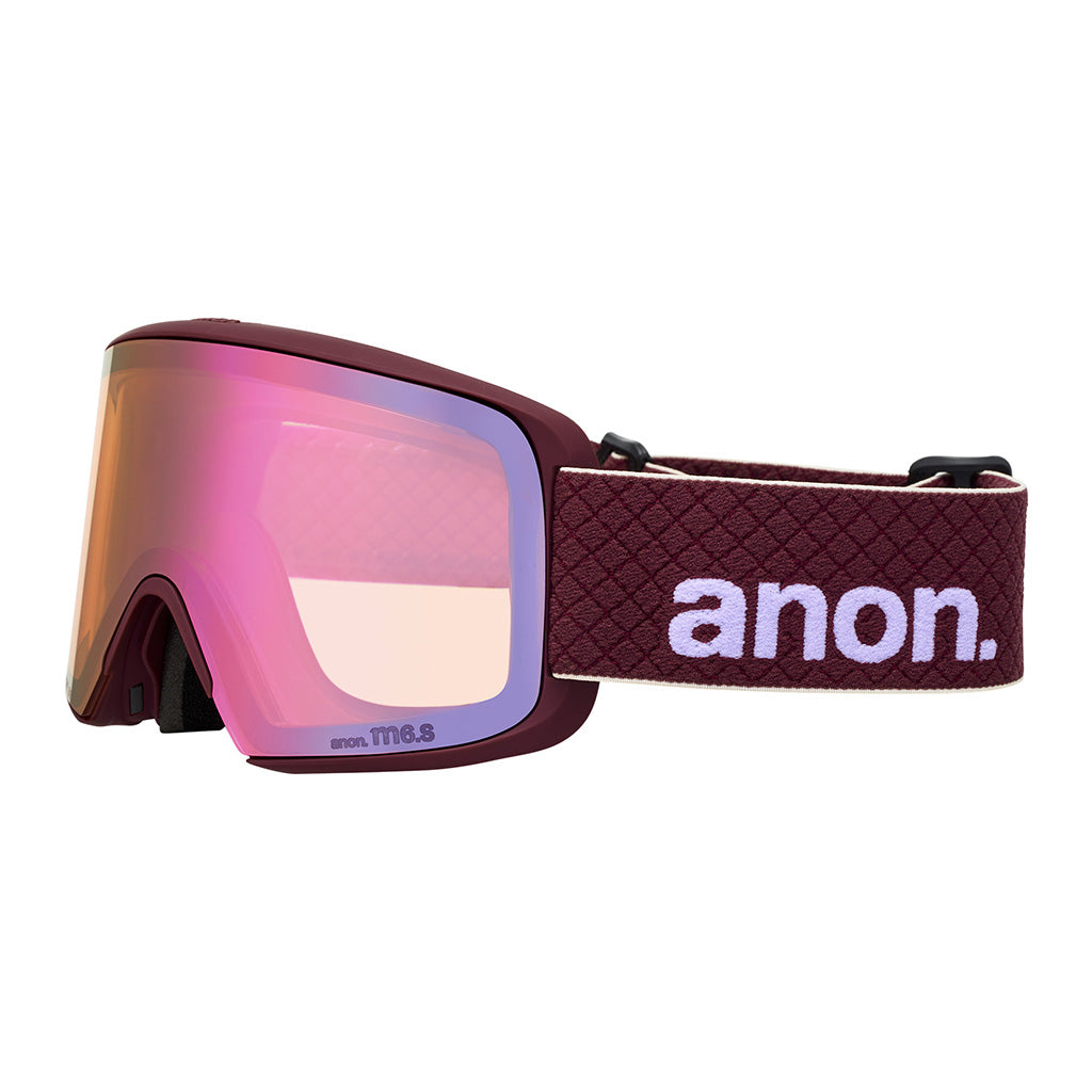 M6S Goggles Frame: Deep Cherry, Lens: Perceive Clo