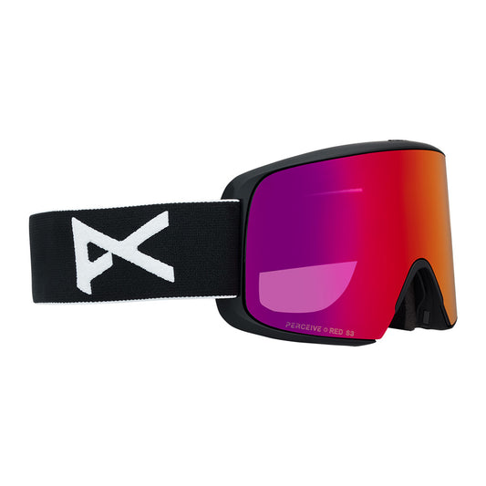 M6S Goggles Low Bridge - Black/Perceive Sunny Red