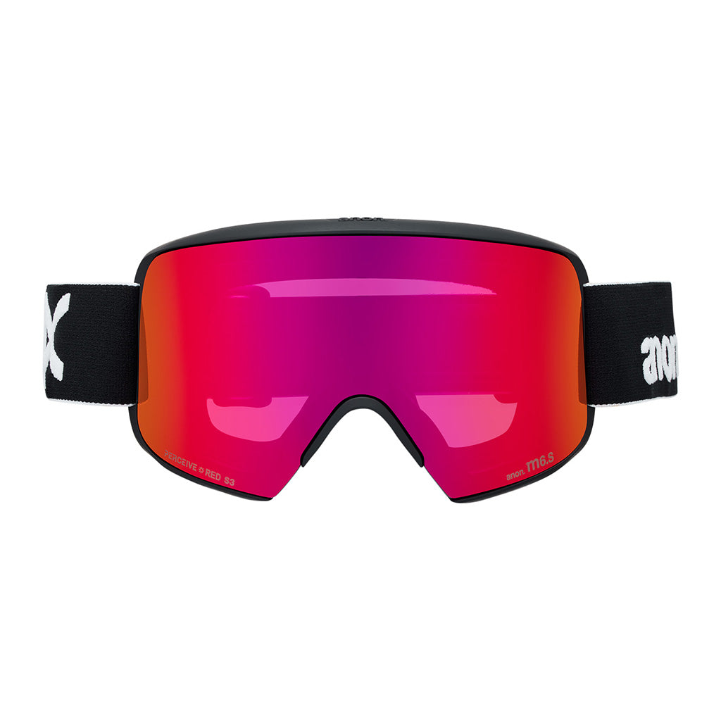 M6S Goggles Low Bridge - Black/Perceive Sunny Red