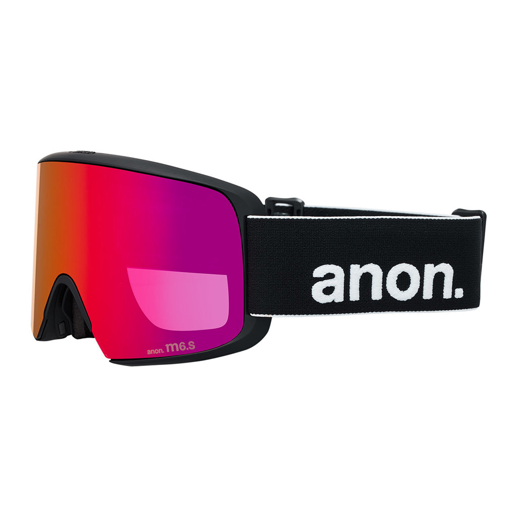 M6S Goggles Low Bridge - Black/Perceive Sunny Red