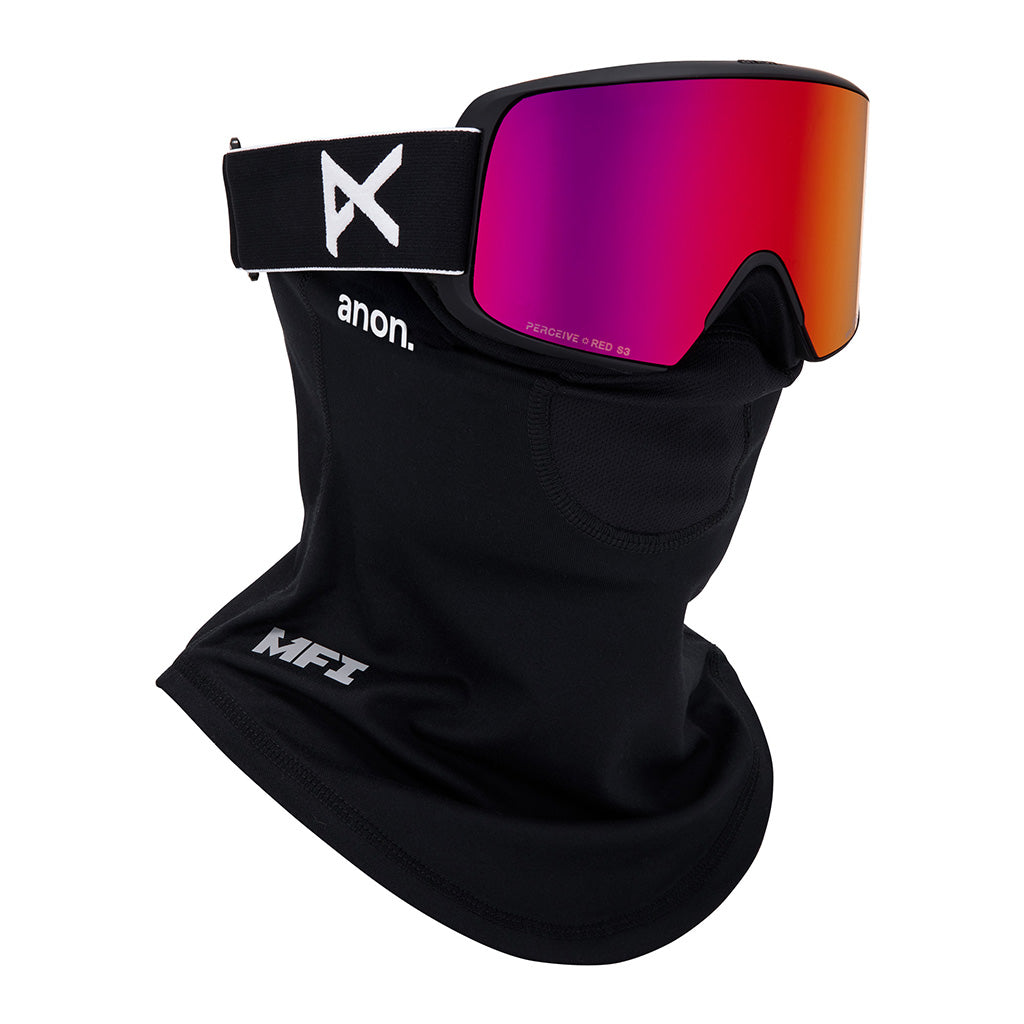 M6S Goggles Low Bridge - Black/Perceive Sunny Red