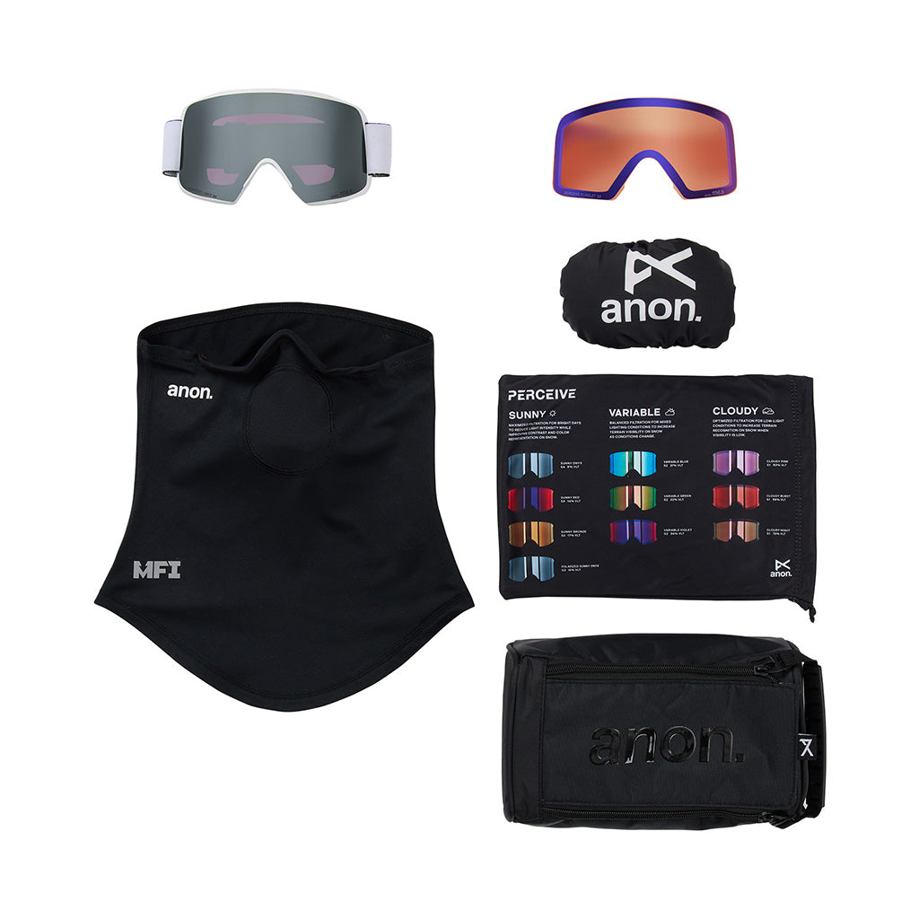 M6S Goggles - White/Perceive Sunny Onyx