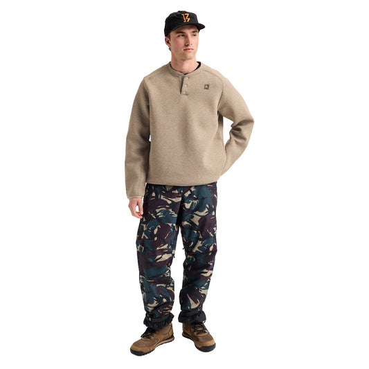 SpaceCloud Henley - Summit Taupe Heather