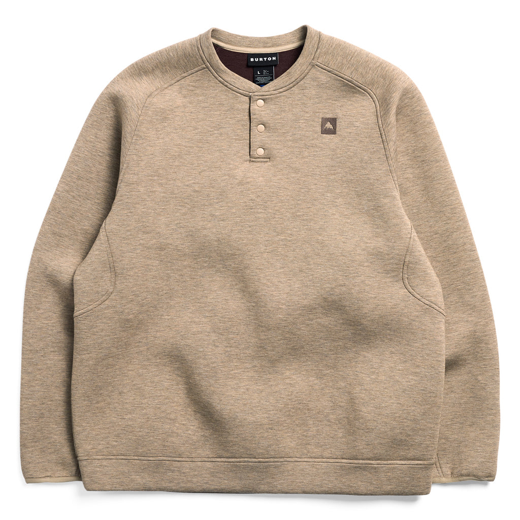 SpaceCloud Henley - Summit Taupe Heather