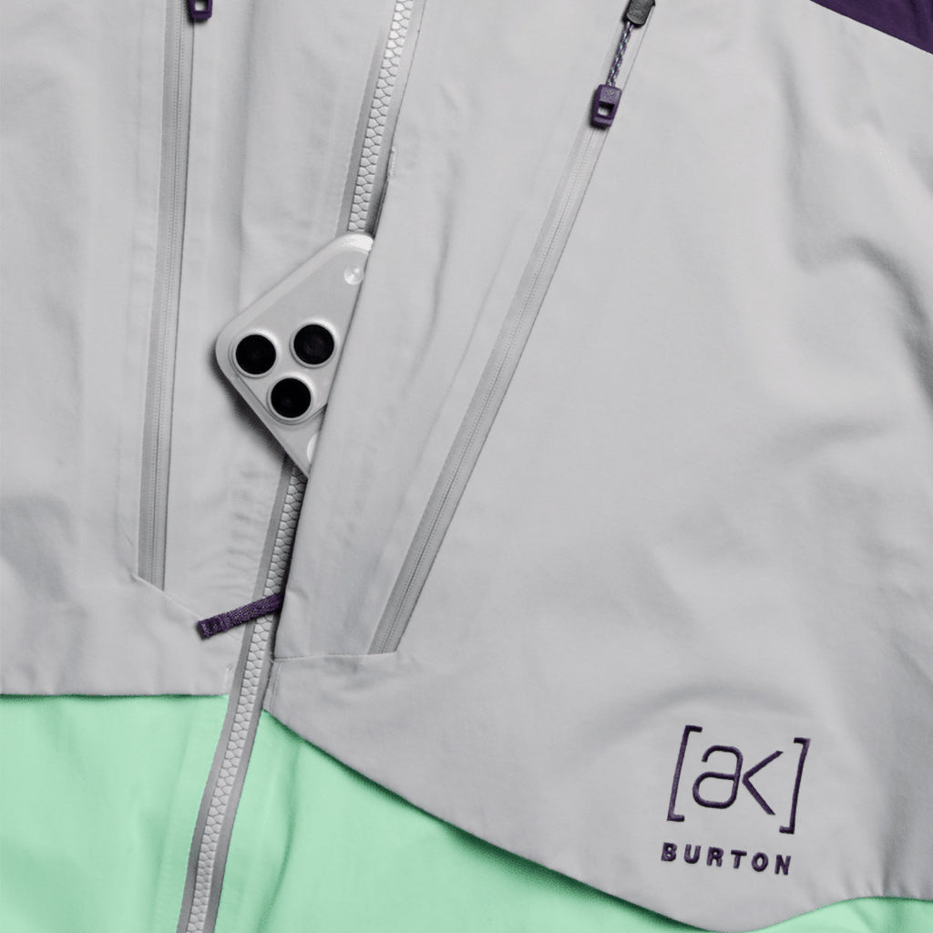 [ak] Swash Synthetic Insulated GORE-TEX 2L Jacket - Purple/Gray/Green