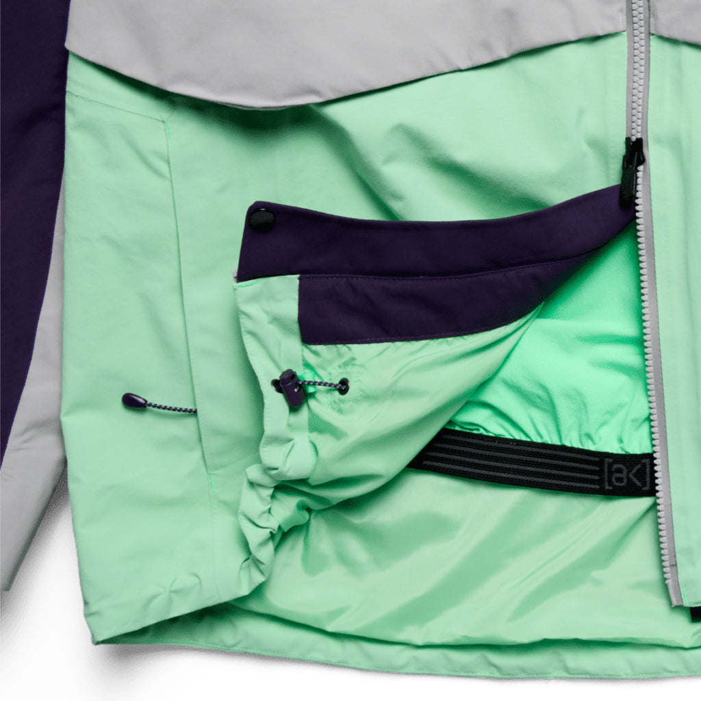 [ak] Swash Synthetic Insulated GORE-TEX 2L Jacket - Purple/Gray/Green