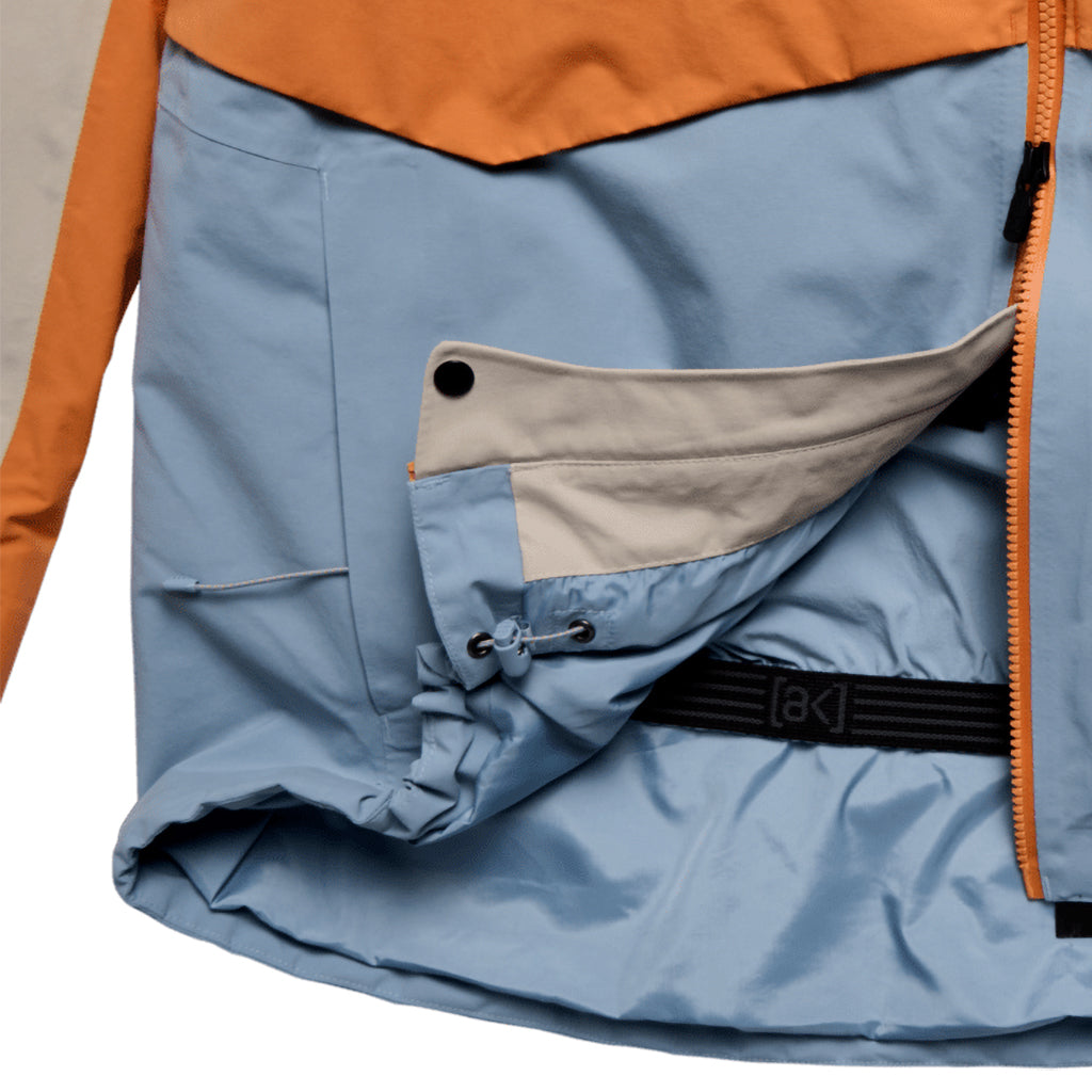 [ak] Swash Synthetic Insulated GORE-TEX 2L Jacket - Gray/Orange/Blue