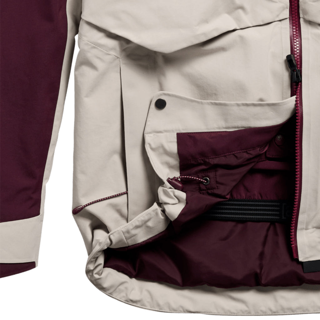 Wms [ak] Swash Synthetic Insulated GORE-TEX 2L Jacket - Rum Raisin/Chinchilla Gray