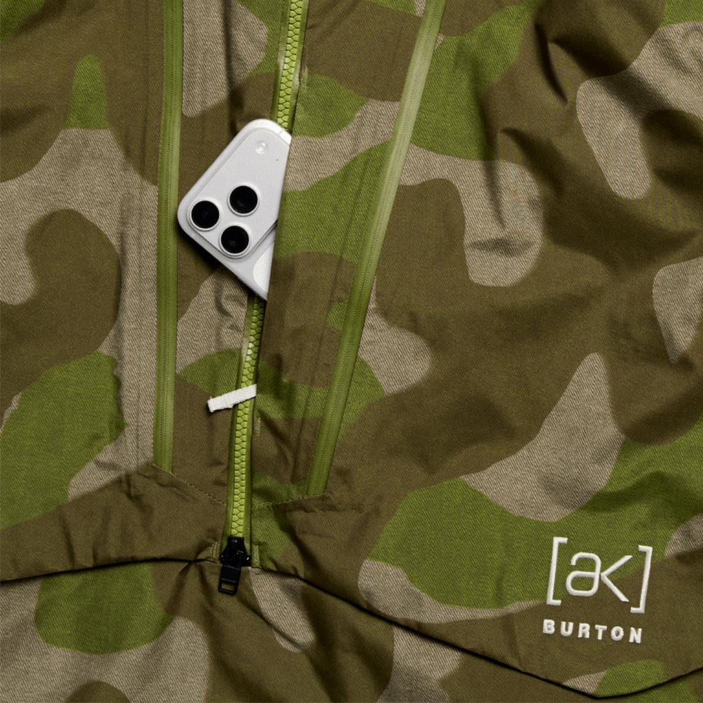 [ak] Cyclic GORE-TEX 2L Anorak - Dried Moss/Keel Camo