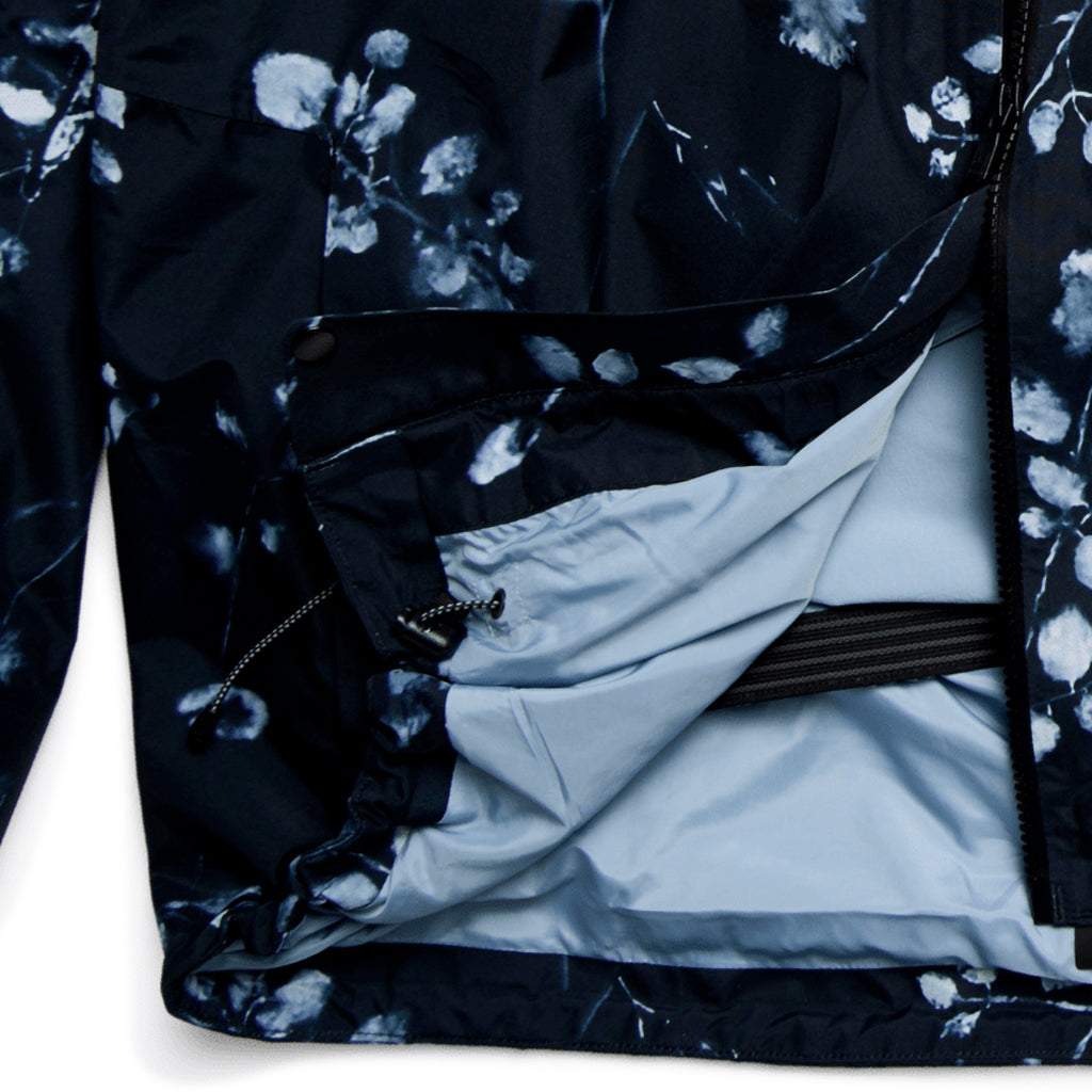 [ak] Cyclic GORE-TEX 2L Jacket - Cyanotype Floral