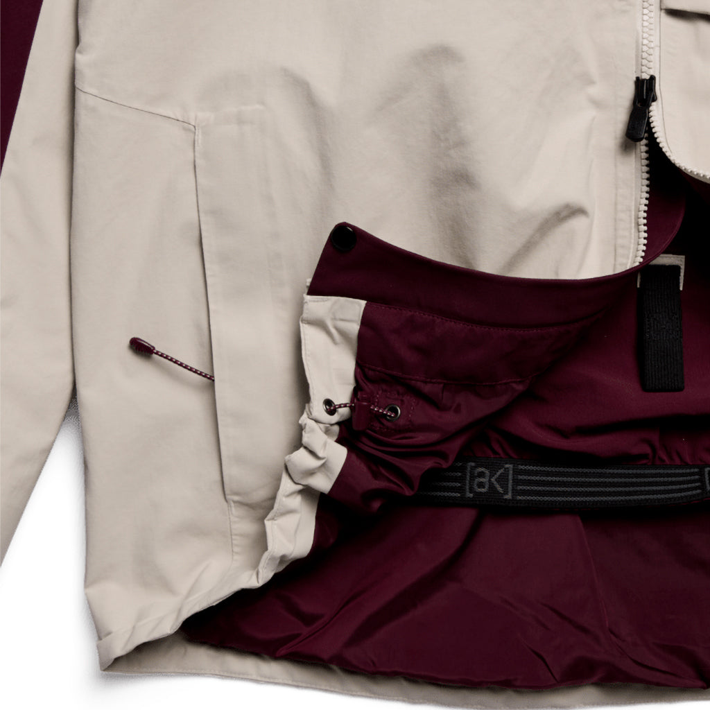 [ak] Cyclic GORE-TEX 2L Jacket - Rum Raisin/Chinchilla Gray