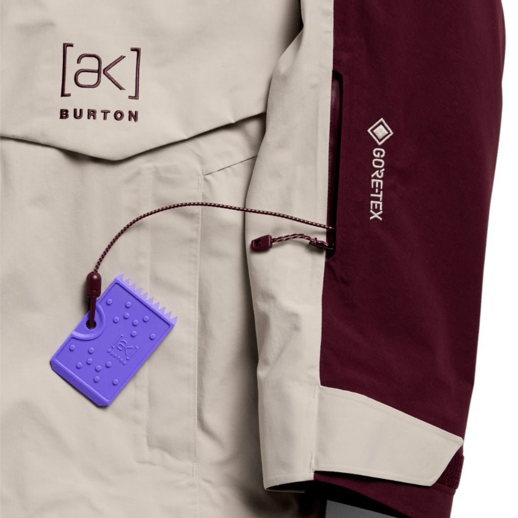 [ak] Cyclic GORE-TEX 2L Jacket - Rum Raisin/Chinchilla Gray