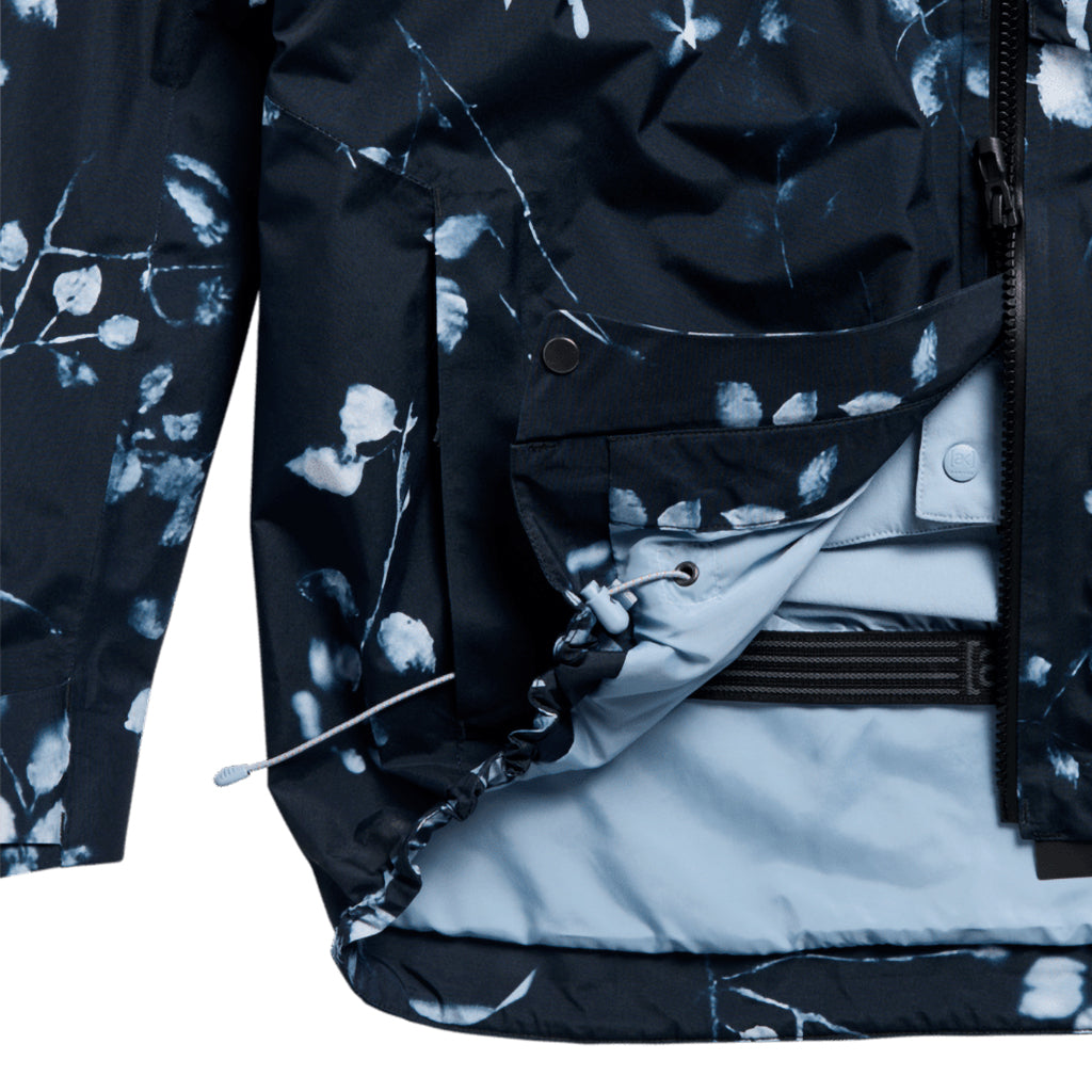 Wms [ak] Cyclic GORE-TEX 2L Jacket - Cyanotype Floral