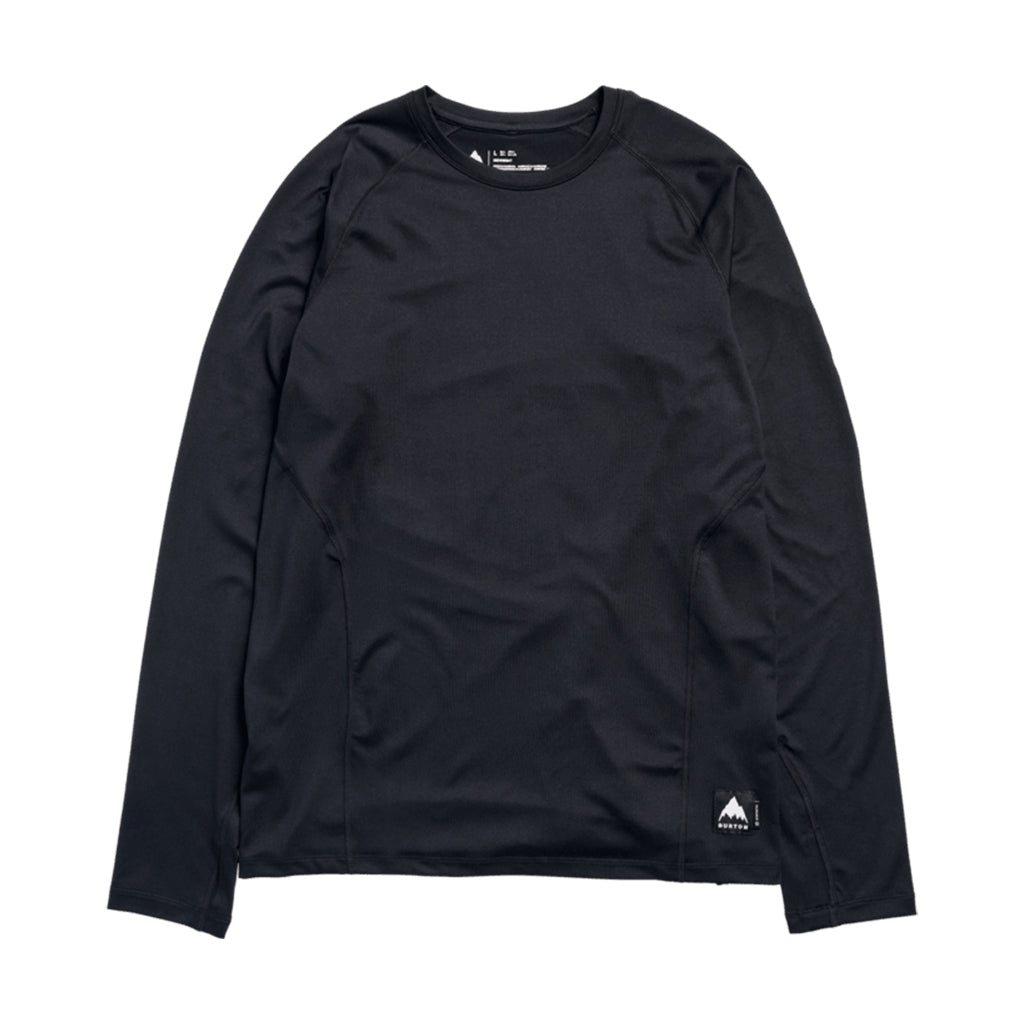 Synthetic Midweight Base Layer Crew - True Black