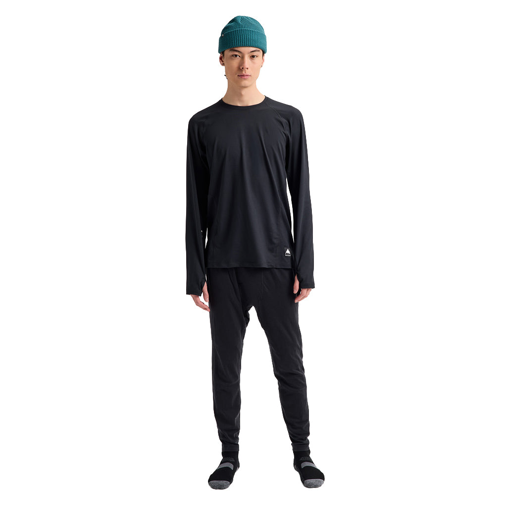 Synthetic Midweight Base Layer Crew - True Black