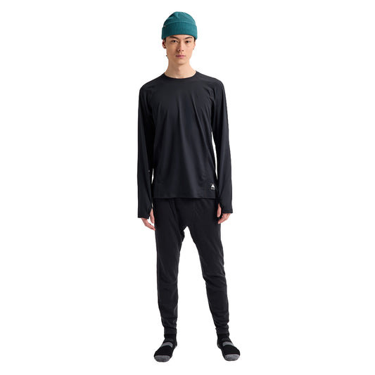Synthetic Midweight Base Layer Crew - True Black