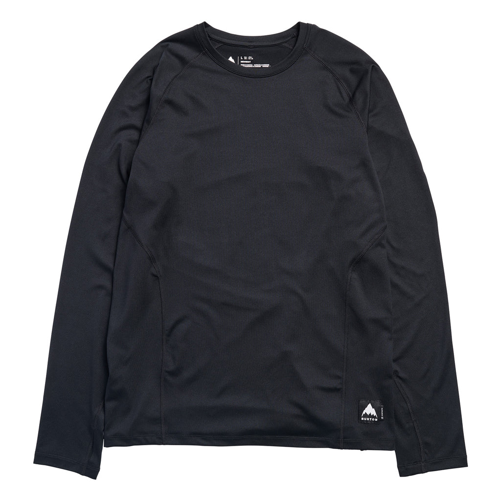 Synthetic Midweight Base Layer Crew - True Black