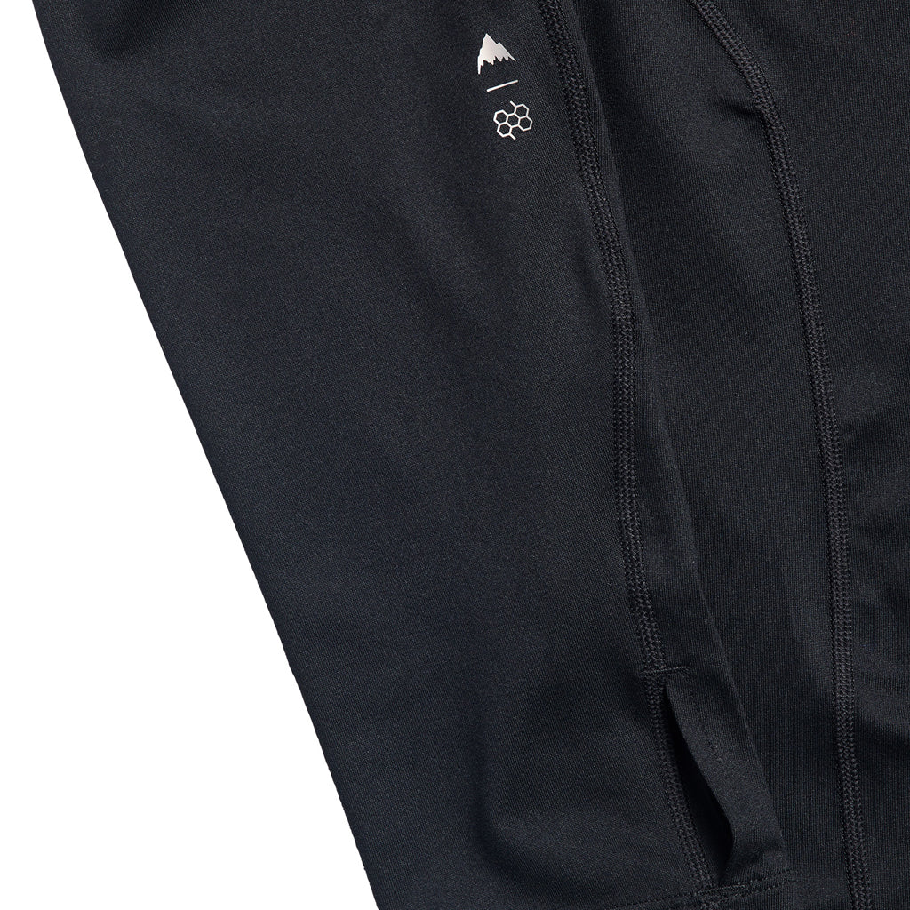 Synthetic Midweight Base Layer Crew - True Black