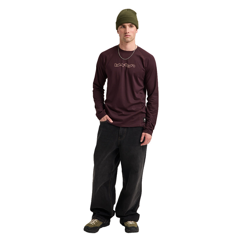 Synthetic Midweight Base Layer Crew - Bear Hug Brown