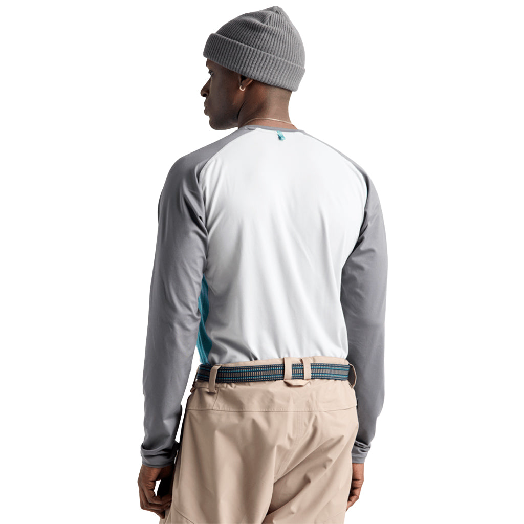 Synthetic Midweight Base Layer Crew - Gray Cloud/Gotham Gray/Mineral Blue