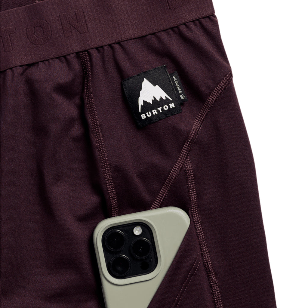 Synthetic Midweight Base Layer Pants - Bear Hug Brown