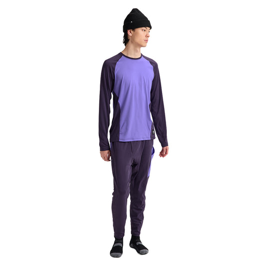 Synthetic Lightweight Base Layer Crewneck - Purple Voltage/Nightshade Purple