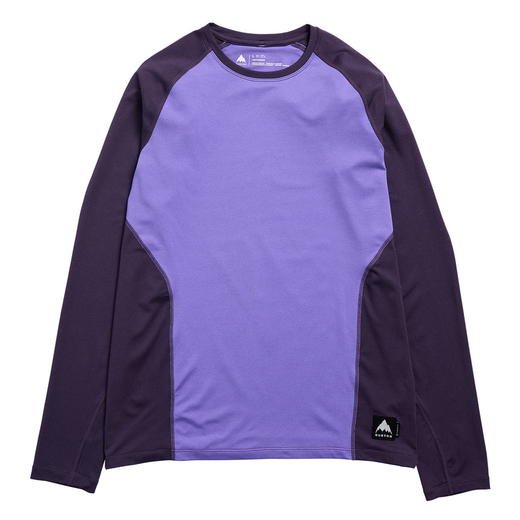 Synthetic Lightweight Base Layer Crewneck - Purple Voltage/Nightshade Purple