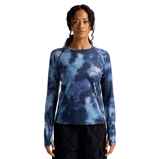 Wms Lightweight Base Layer Crewneck - Crystal Dye