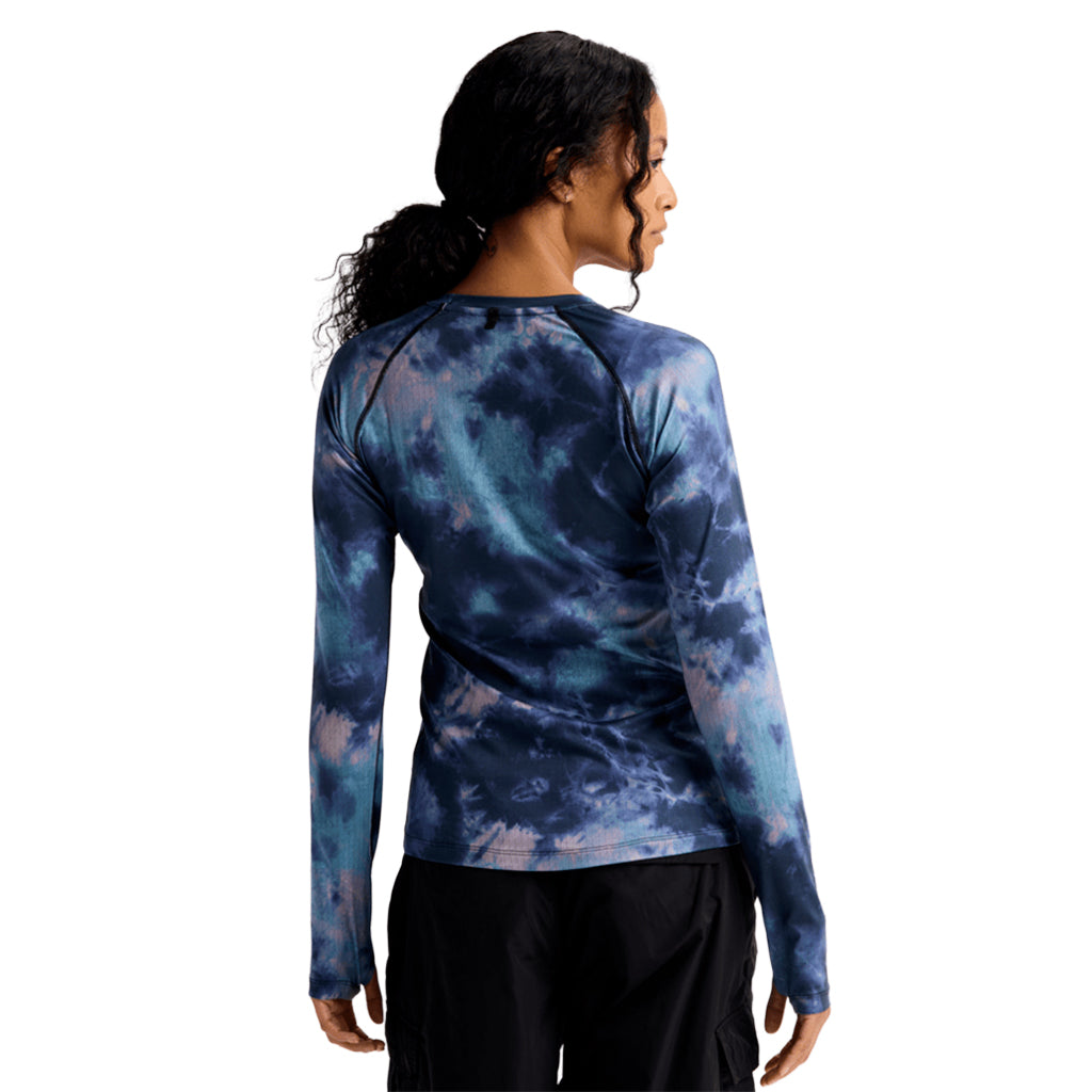 Wms Lightweight Base Layer Crewneck - Crystal Dye