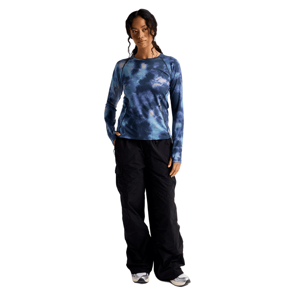 Wms Lightweight Base Layer Crewneck - Crystal Dye