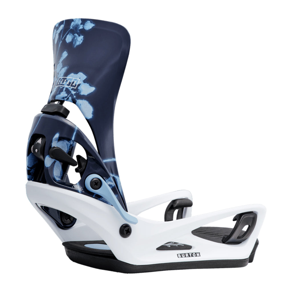 Wms Step On® Lexa X Bindings 26/27 - Cyanotype Floral/White