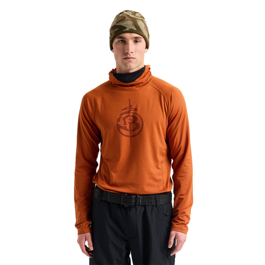 Synthetic Midweight Base Layer Long Neck - Spiced Chai