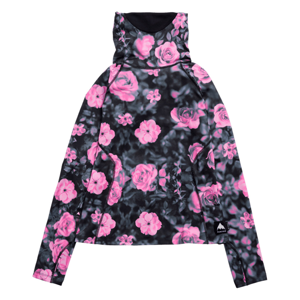 Wms Synthetic Midweight Base Layer Long Neck - Shockwave Floral