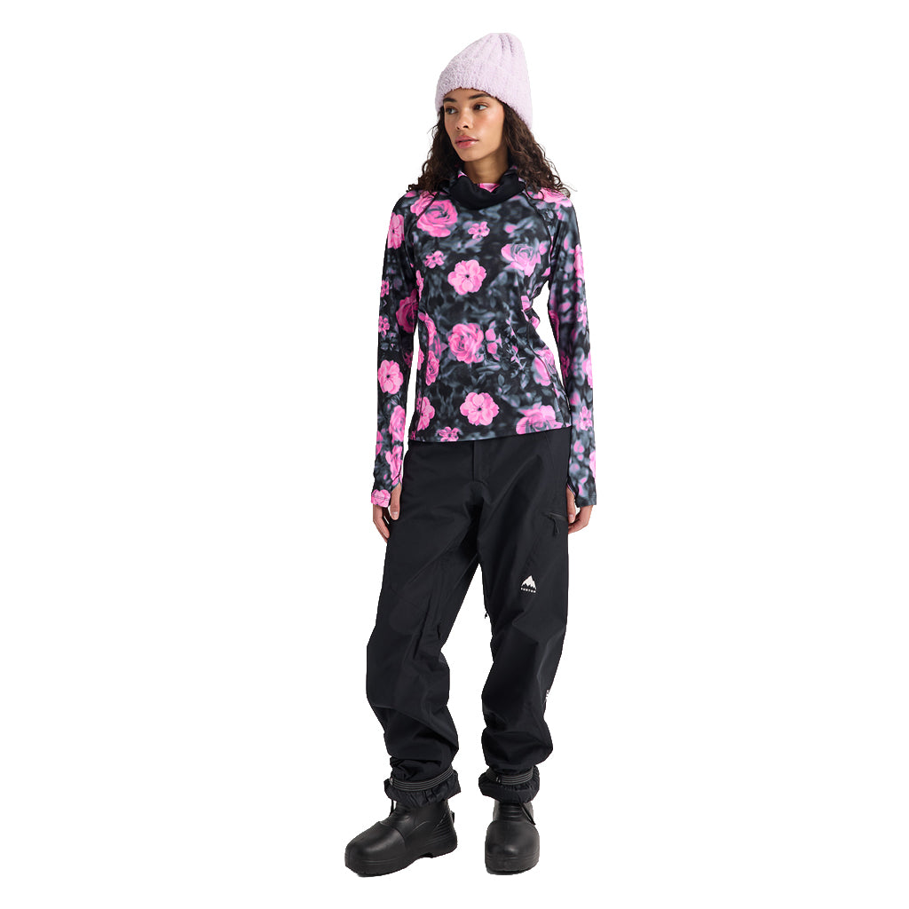 Wms Synthetic Midweight Base Layer Long Neck - Shockwave Floral