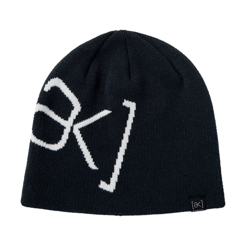 [ak] Logo Beanie - True Black