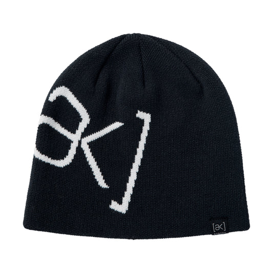 [ak] Logo Beanie - True Black