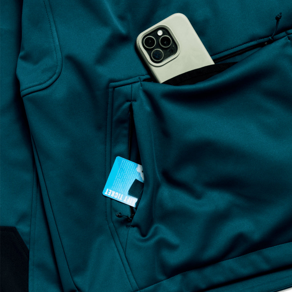 Crown Weatherproof Riding Pullover Hoodie - Atlantic Teal